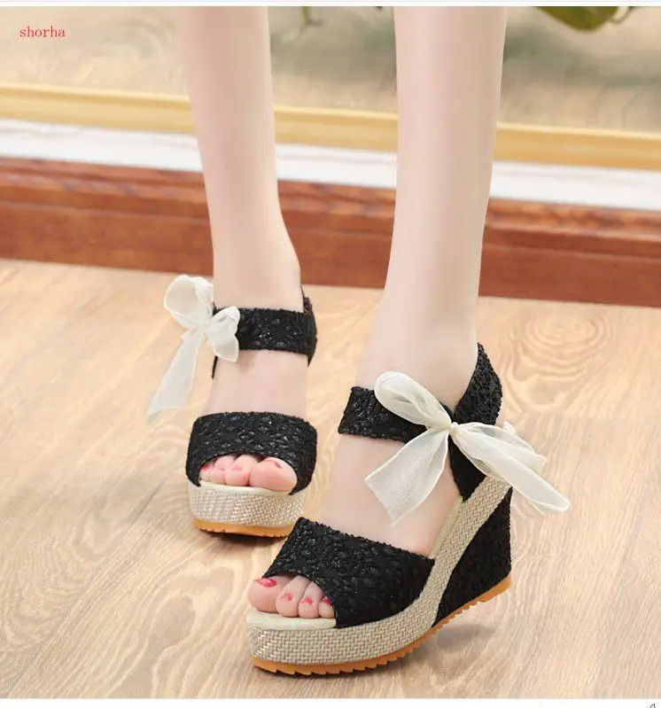 Women Sandals Summer Wedges Women's Sandals Platform Lace Belt Bow Flip Flops open toe high-heeled Women shoes Female 35-40
Women Sandals Summer Wedges Women's Sandals Platform Lace Belt Bow Flip Flops open toe high-heeled Women shoes Female 35-40