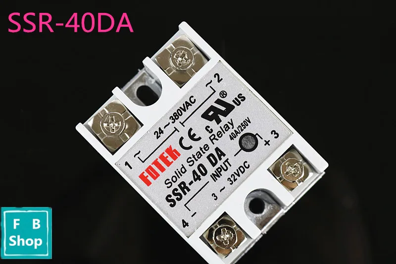 1PCS SSR40DA SSR-40DA Manufacturer 40A ssr relay,input 3-32VDC output 24-380VAC
1PCS SSR40DA SSR-40DA Manufacturer 40A ssr relay,input 3-32VDC output 24-380VAC