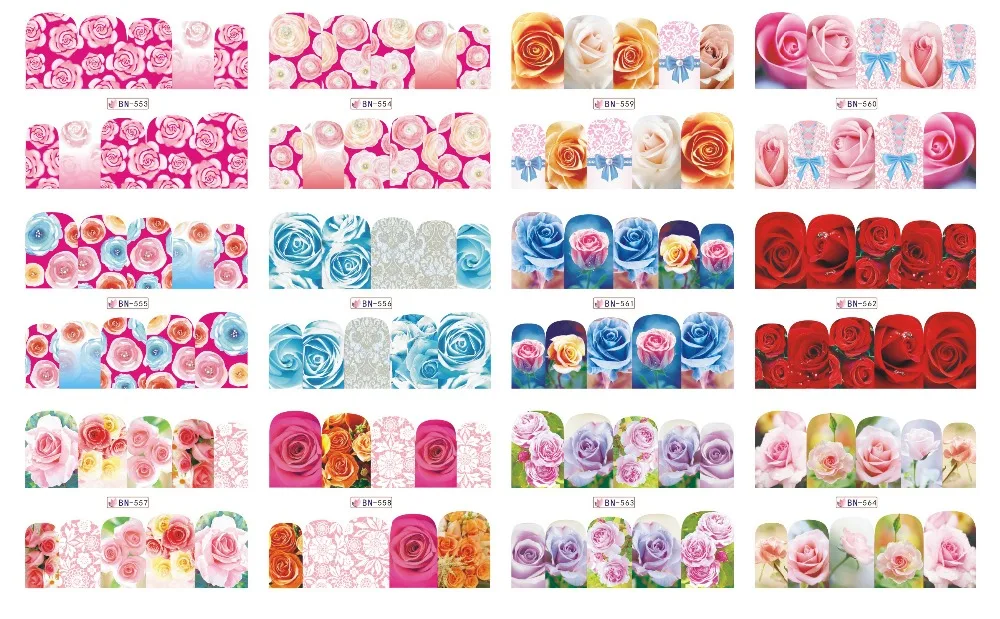 UPRETTEGO 12 PACKS / LOT NAIL ART BEAUTY WATER DECAL SLIDER NAIL STICKER FLOWER ROSE PINK BLUE FULL COVER BN553-564
UPRETTEGO 12 PACKS / LOT NAIL ART BEAUTY WATER DECAL SLIDER NAIL STICKER FLOWER ROSE PINK BLUE FULL COVER BN553-564