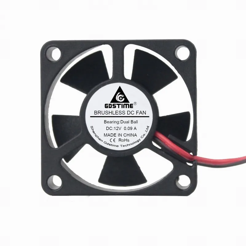 Gdstime 10 Pieces Ball Bearing 35mm Cooling Fan 12V 35x35x10mm 2Pin High Speed 3510 3.5cm DC Brushless Micro Cooler
Gdstime 10 Pieces Ball Bearing 35mm Cooling Fan 12V 35x35x10mm 2Pin High Speed 3510 3.5cm DC Brushless Micro Cooler