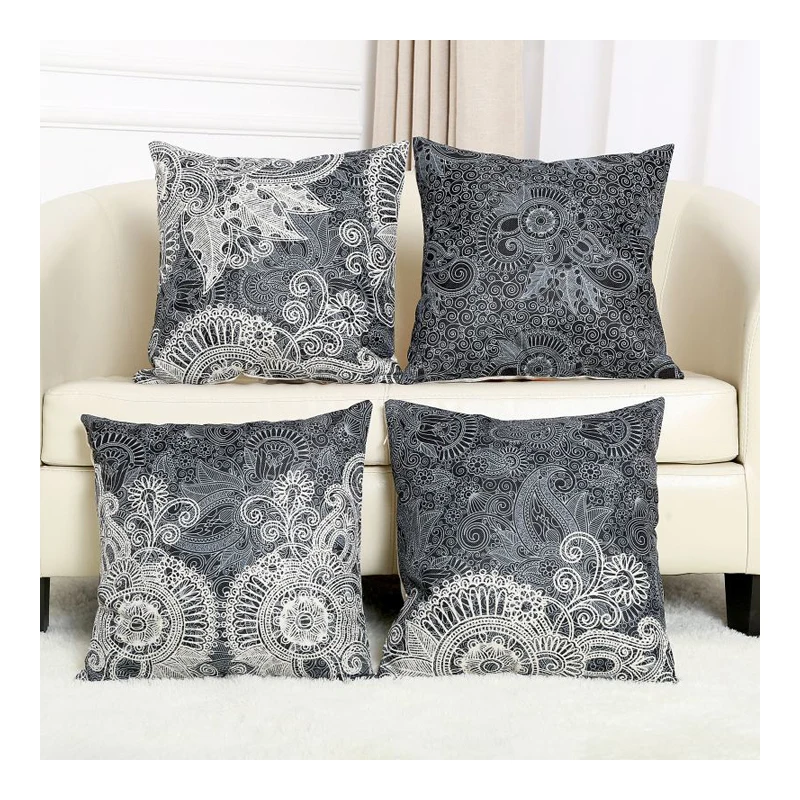 Dark Grey Greenish Bohemian Mandala Decorative Pillowcase Thailand Mediterranean Datura Cushion Cover For Sofa Car Throw Pillow
Dark Grey Greenish Bohemian Mandala Decorative Pillowcase Thailand Mediterranean Datura Cushion Cover For Sofa Car Throw Pillow