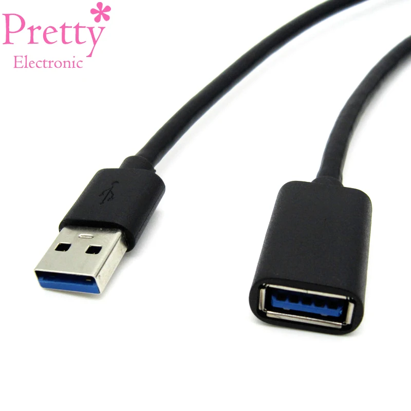 Суперскоростной удлинитель USB 3 0 штекер гнездо шнур длиной 1 м 5 для компьютера