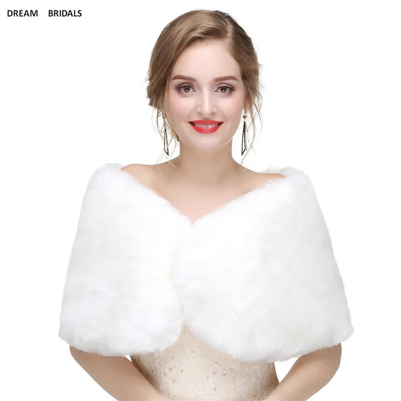 High Quality Wedding Bridal Wrap Faux Fur Bolero Women Fashion Shawls Warm Solid Shawls Wedding Capes Marriage In Stock
High Quality Wedding Bridal Wrap Faux Fur Bolero Women Fashion Shawls Warm Solid Shawls Wedding Capes Marriage In Stock