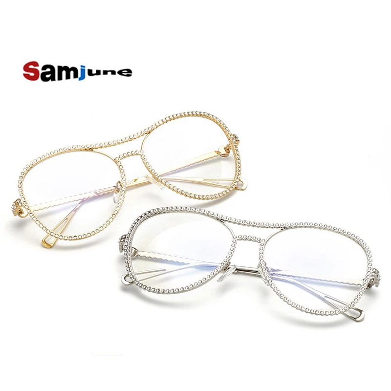 Женские солнцезащитные очки Samjune, брендовые дизайнерские зеркальные очки с медной оправой и декоративными стразами
Женские солнцезащитные очки Samjune, брендовые дизайнерские зеркальные очки с медной оправой и декоративными стразами