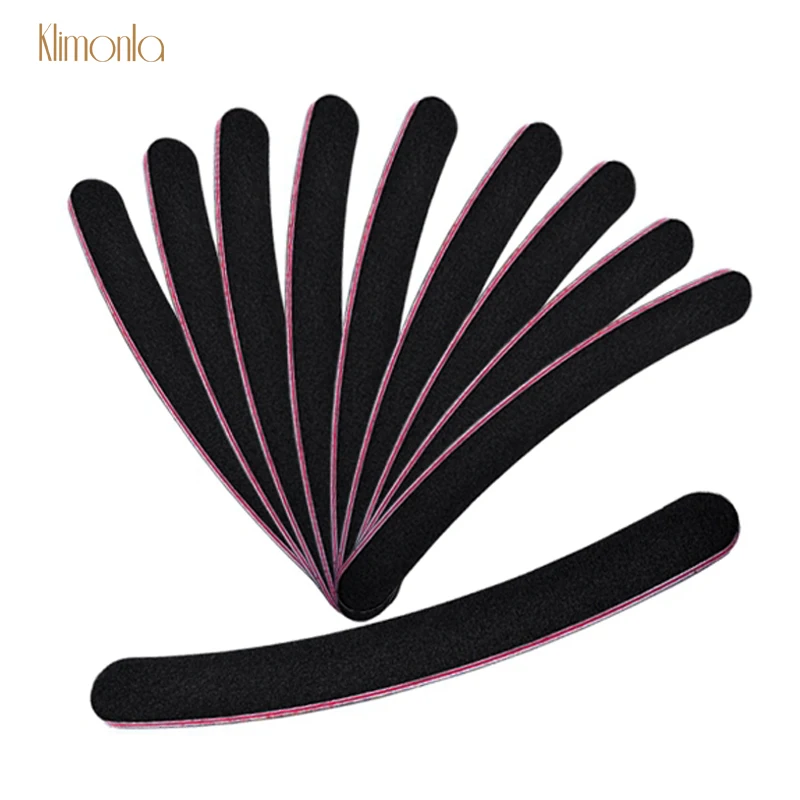 10pcs Nail File 100/180 Black Curved Lime a Ongle Sanding Buffing For Nail Art Tips UV Gel Polish Manicure Care Tools
10pcs Nail File 100/180 Black Curved Lime a Ongle Sanding Buffing For Nail Art Tips UV Gel Polish Manicure Care Tools