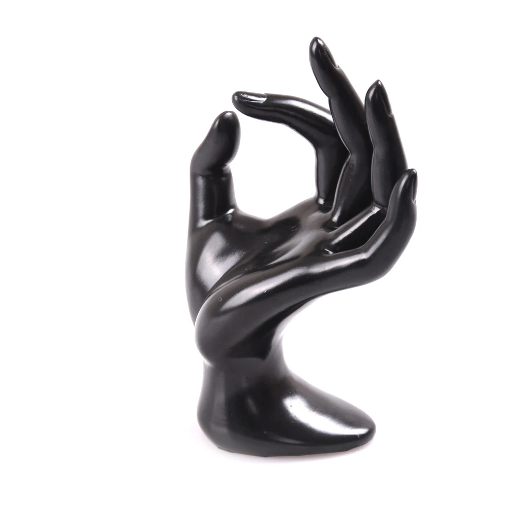 Lady Mannequin Ok Shaped Stand Hand Black Velvet Ring Bracelet Necklace Chain Watch Display Holder Stand 11*17cm
Lady Mannequin Ok Shaped Stand Hand Black Velvet Ring Bracelet Necklace Chain Watch Display Holder Stand 11*17cm