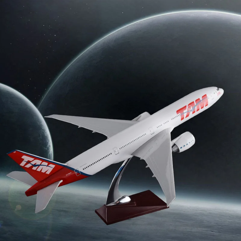 47cm Boeing 777 Brazil TAM Aircraft Model Brazil Tianma B777 Resin Airplane Airbus Model Aviation Airway Collection Holiday Gift
47cm Boeing 777 Brazil TAM Aircraft Model Brazil Tianma B777 Resin Airplane Airbus Model Aviation Airway Collection Holiday Gift