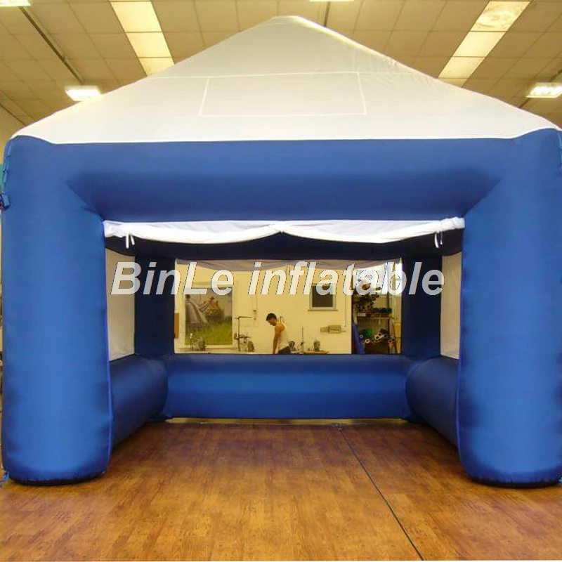 Commercial use blue outdoor events tent house square inflatable tent for advertising
Commercial use blue outdoor events tent house square inflatable tent for advertising