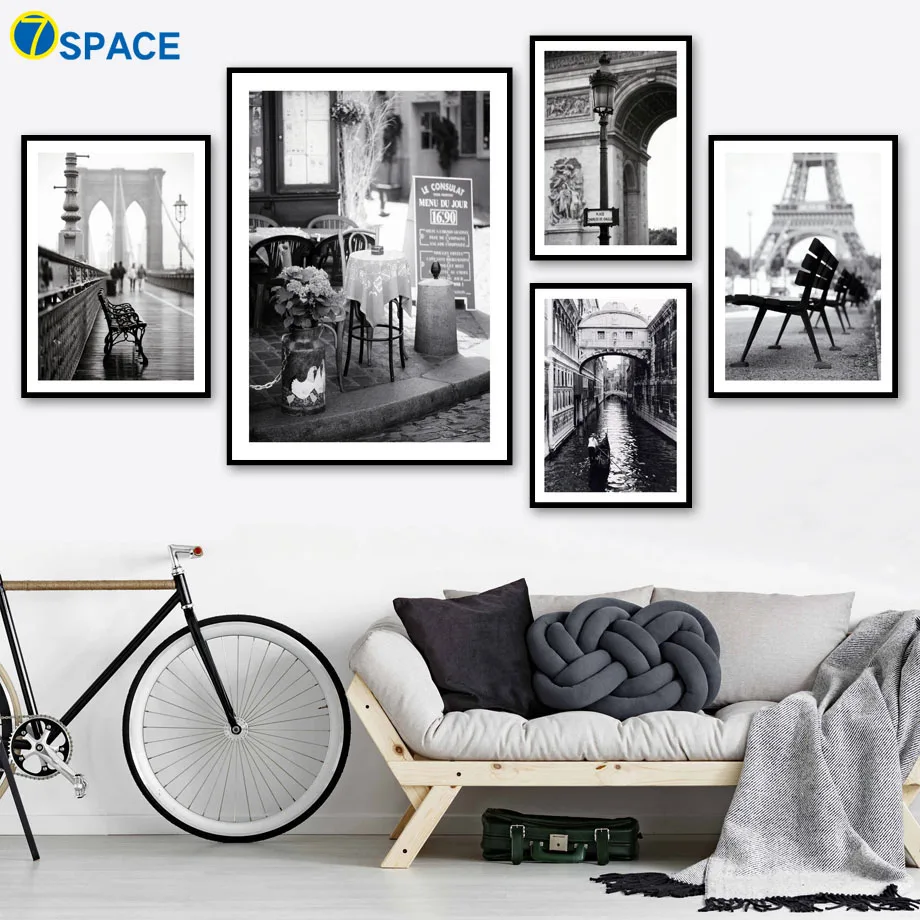 Paris Landscape Wall Art Canvas Painting Nordic Posters And Prints Black White Retro Poster Wall Pictures For Living Room Decor
Paris Landscape Wall Art Canvas Painting Nordic Posters And Prints Black White Retro Poster Wall Pictures For Living Room Decor