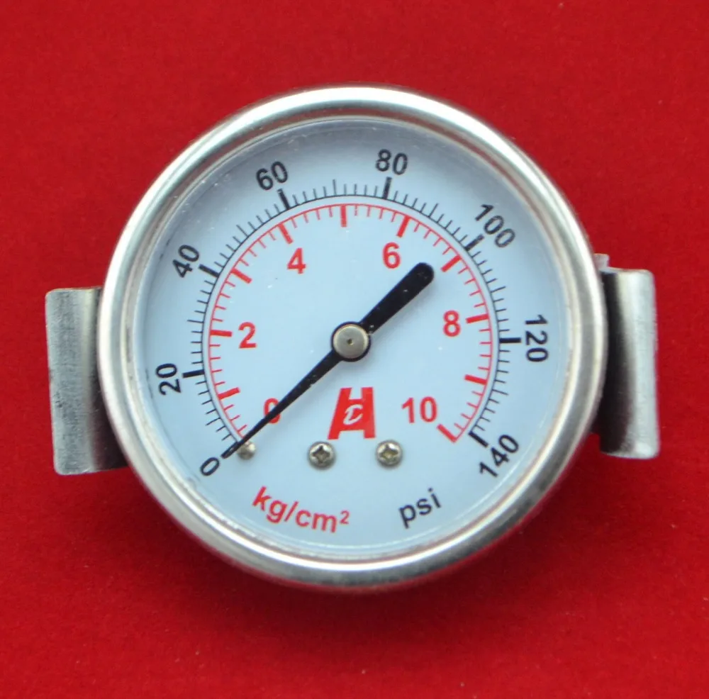 Y60-ZV 2.5" 60mm 140psi pressure gauge ,10kg/cm2 manometer ,PT1/4"(inch thread) back thread with U-clamp
Y60-ZV 2.5" 60mm 140psi pressure gauge ,10kg/cm2 manometer ,PT1/4"(inch thread) back thread with U-clamp