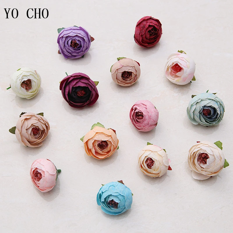 10Pcs Artificial Silk Flowers Heads Small Tea Roses Bud Flower for Crafts Peony Heads Wedding Wall Decorative Small Fake Flowers
10Pcs Artificial Silk Flowers Heads Small Tea Roses Bud Flower for Crafts Peony Heads Wedding Wall Decorative Small Fake Flowers