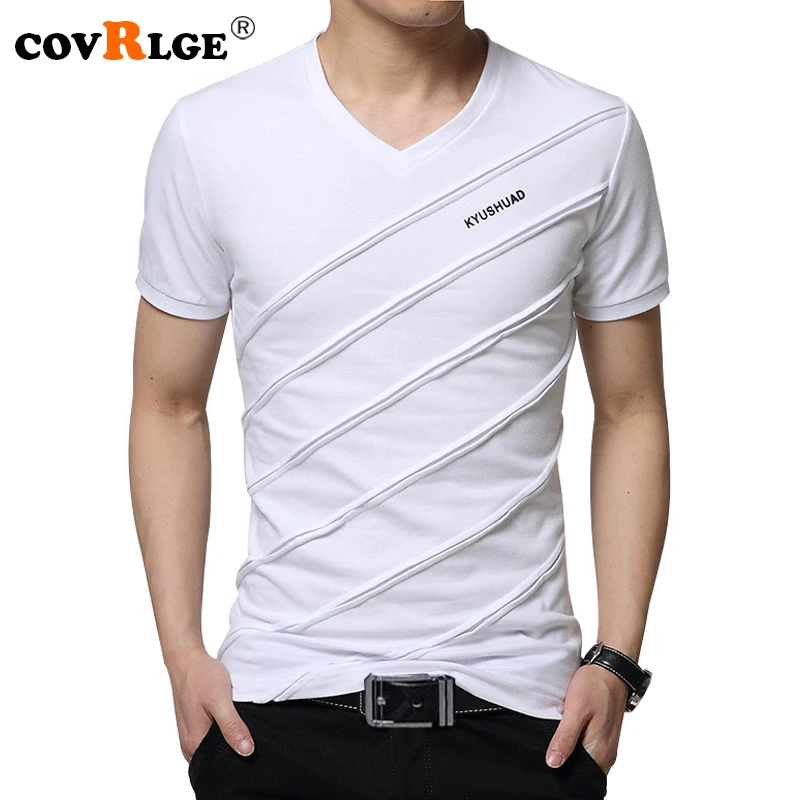Covrlge 2018 Summer Men Short Sleeve T-shirt Men's V-neck Plus Size 3XL 4XL 5XL Tee Shirt Fitness Slim Fit Camiseta Tops MTS410
Covrlge 2018 Summer Men Short Sleeve T-shirt Men's V-neck Plus Size 3XL 4XL 5XL Tee Shirt Fitness Slim Fit Camiseta Tops MTS410