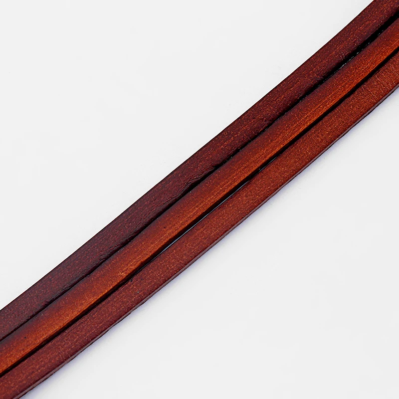 5meter Fashion Jewelry 4*2mm Dark Brown Genuine Leather Flat Leather Cord For DIY Bracelet Jewelry Findings Accessories
5meter Fashion Jewelry 4*2mm Dark Brown Genuine Leather Flat Leather Cord For DIY Bracelet Jewelry Findings Accessories
