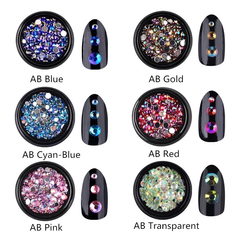 1 Box Mix Colorful Acrylic Nail Art Glitter AB Rhinestone DIY 3D Crystal Nails Decorations Manicure Tools Accessories
1 Box Mix Colorful Acrylic Nail Art Glitter AB Rhinestone DIY 3D Crystal Nails Decorations Manicure Tools Accessories