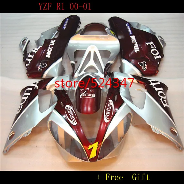 Высококачественные серебряные Обтекатели Fortuna для обтекателей YZFR1 2000 2001 yzf 1000 YZF R1 00 01 корпус из АБС-пластика
Высококачественные серебряные Обтекатели Fortuna для обтекателей YZFR1 2000 2001 yzf 1000 YZF R1 00 01 корпус из АБС-пластика