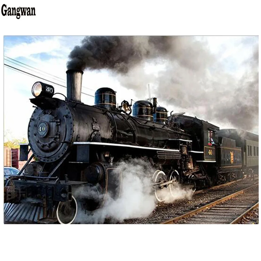 5D Diy diamond painting cross stitch old train picture Home Decoration diamond embroidery scenery diamond mosaic landscape paint
5D Diy diamond painting cross stitch old train picture Home Decoration diamond embroidery scenery diamond mosaic landscape paint