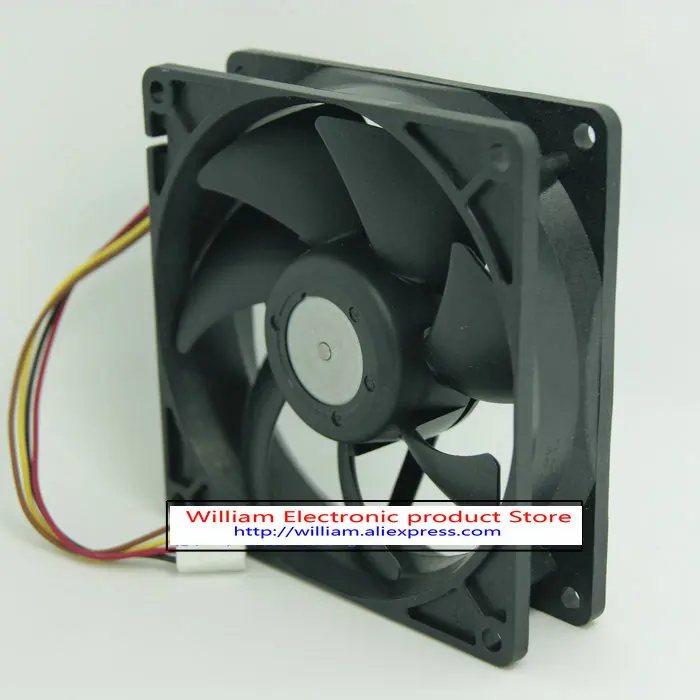 Original for Nidec UltraFlo series T92T12MUA7-57 DC12V 0.25A 90*90*25MM 9cm PWM low wind silent cooling fan
Original for Nidec UltraFlo series T92T12MUA7-57 DC12V 0.25A 90*90*25MM 9cm PWM low wind silent cooling fan