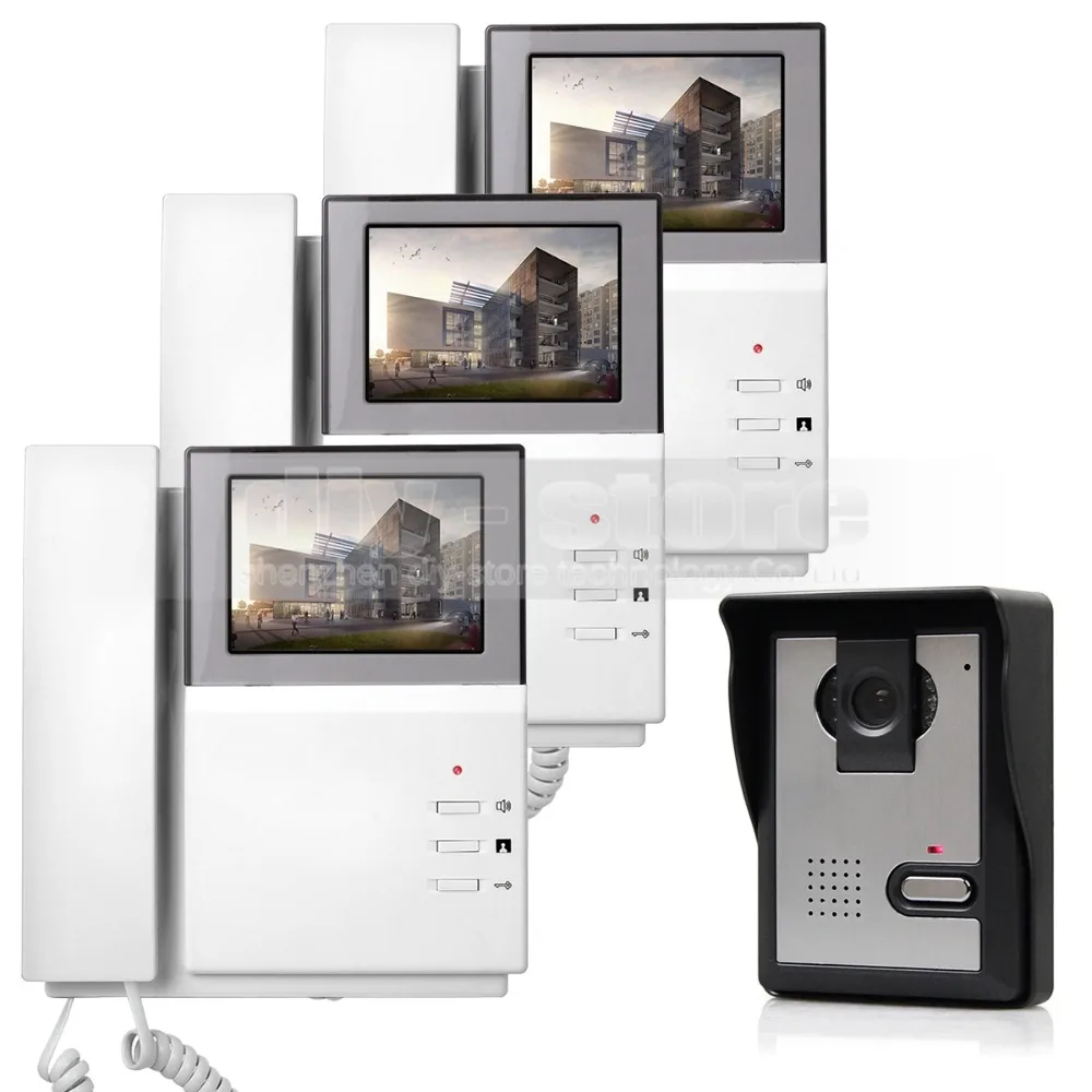 DIYSECUR 800 x 480 HD 4.3inch Video Intercom Video Door Phone Doorbell 600TV Line Outdoor Unit for Home / Office Security System
DIYSECUR 800 x 480 HD 4.3inch Video Intercom Video Door Phone Doorbell 600TV Line Outdoor Unit for Home / Office Security System