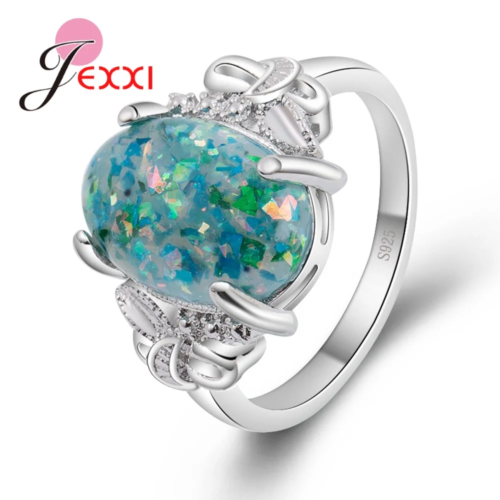 Beauty Girl Fascinating 925 Silver Opal For Women Best Friend Femme Ring Vintage Statement Jewelry Lover Gift Best Quality
Beauty Girl Fascinating 925 Silver Opal For Women Best Friend Femme Ring Vintage Statement Jewelry Lover Gift Best Quality