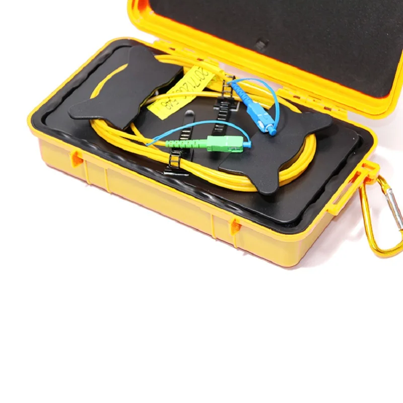 SC APC-SC UPC 1KM Singlemode otdr launch cable box Fiber Ring-Portable OTDR Launch Cable Box OTDR fiber tester extension line
SC APC-SC UPC 1KM Singlemode otdr launch cable box Fiber Ring-Portable OTDR Launch Cable Box OTDR fiber tester extension line