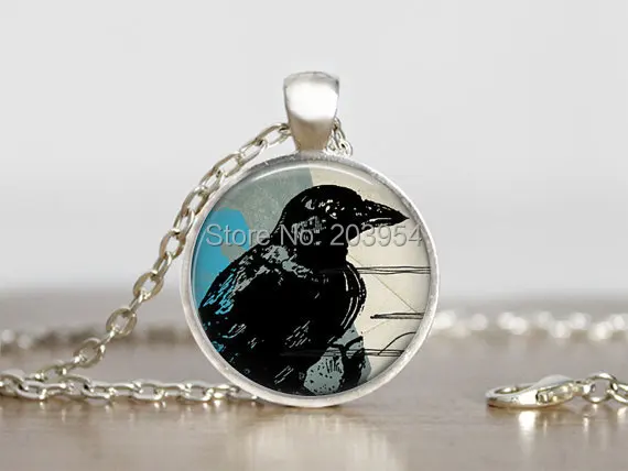 movie The Raven 1pcs/lot new Raven Necklace jewelry Black Raven Pendant Edgar Allen Poe steampunk vintage chain black mens women
movie The Raven 1pcs/lot new Raven Necklace jewelry Black Raven Pendant Edgar Allen Poe steampunk vintage chain black mens women
