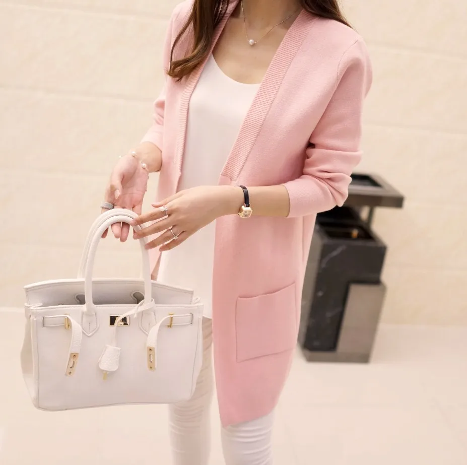 2019 new high quality women Spring autumn medium-long cardigan new female elegant pocket knitted outerwear sweater cape top
2019 new high quality women Spring autumn medium-long cardigan new female elegant pocket knitted outerwear sweater cape top