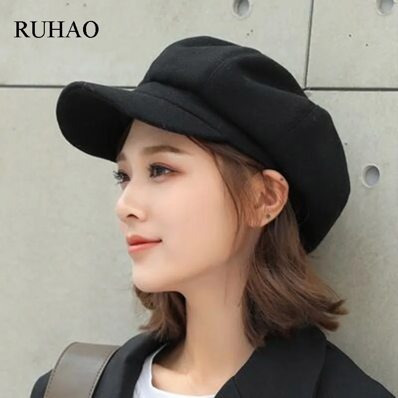 RUHAO сезон осень-зима, Шапки для Для женщин однотонные восьмиугольная кепка газетчика Для мужчин женские Повседневное шерстяная шляпа Зимний берет Для женщин берет
RUHAO сезон осень-зима, Шапки для Для женщин однотонные восьмиугольная кепка газетчика Для мужчин женские Повседневное шерстяная шляпа Зимний берет Для женщин берет