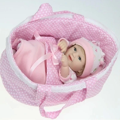 12 inches Full Body Silicone Reborn Baby Dolls For Sale Reborn Laughing Realistic Handmade Baby Girls with Clothes Accessories
12 inches Full Body Silicone Reborn Baby Dolls For Sale Reborn Laughing Realistic Handmade Baby Girls with Clothes Accessories