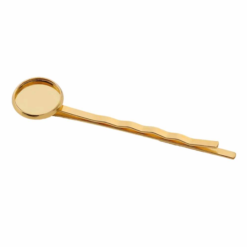 20pcs Fashion Gold Silver Color Hairpins Settings Cabochon Cameo Base Tray Bezel Blank for Round 12mm Cabochons DIY Handmade
20pcs Fashion Gold Silver Color Hairpins Settings Cabochon Cameo Base Tray Bezel Blank for Round 12mm Cabochons DIY Handmade