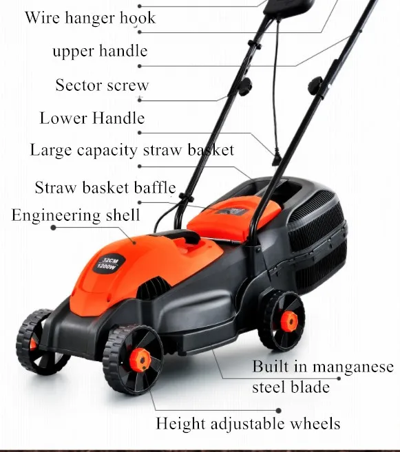 220V Electric Pusher Lawn Mower Horticultural Tool Household Weeder Garden Grass Cutting Machine
220V Electric Pusher Lawn Mower Horticultural Tool Household Weeder Garden Grass Cutting Machine