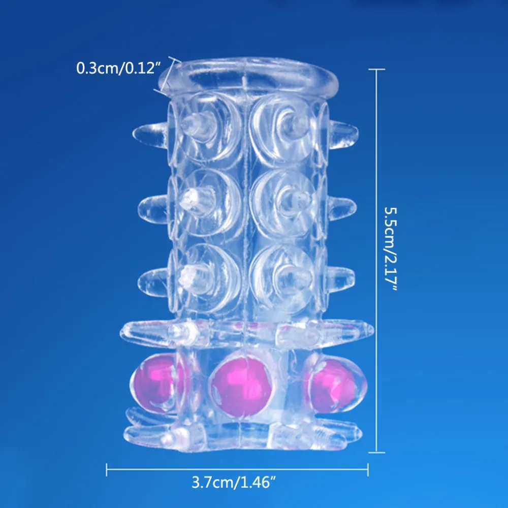 Прозрачные шарики для увеличения пениса удлиняющие кольца взрослых секс-игрушки