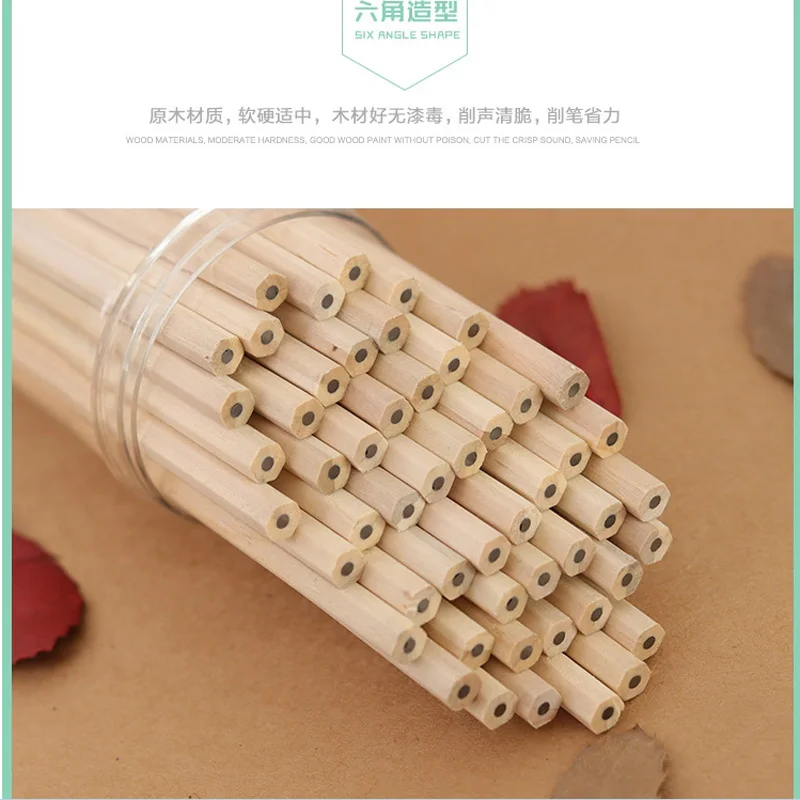 50pcs /Set Children HB Environmentally Wood Pencil Drawing Students Writing Tool Hexagonal Berlywood Pencil Stationery
50pcs /Set Children HB Environmentally Wood Pencil Drawing Students Writing Tool Hexagonal Berlywood Pencil Stationery