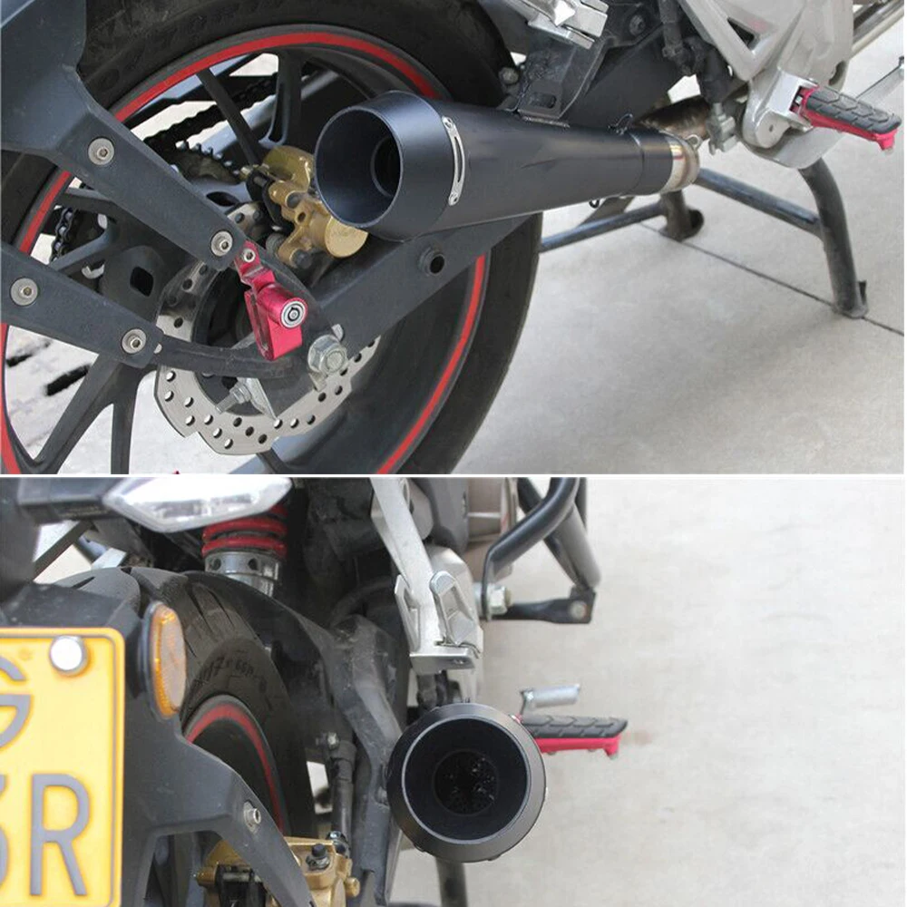 ZSDTRP 51 мм мотоцикл M4 выхлопная труба Moto Escape GP Pot скутер для большинства Dirt Bike Cross ATV