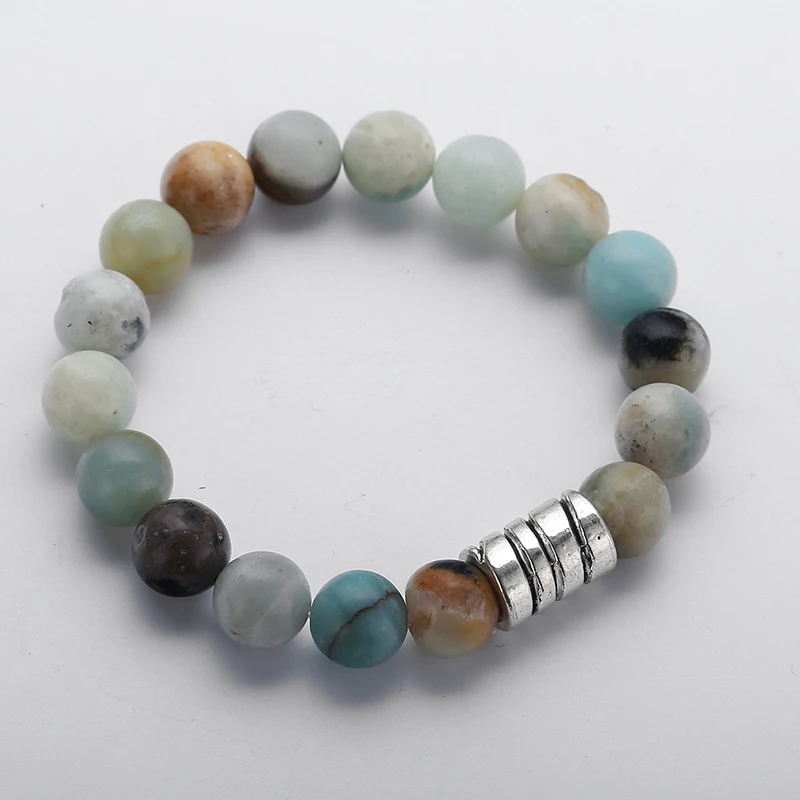 MOODPC Fashion Stones Stretch bracelets Handmade Beautiful Natural Amazonite Stone Bracelet bangle
MOODPC Fashion Stones Stretch bracelets Handmade Beautiful Natural Amazonite Stone Bracelet bangle