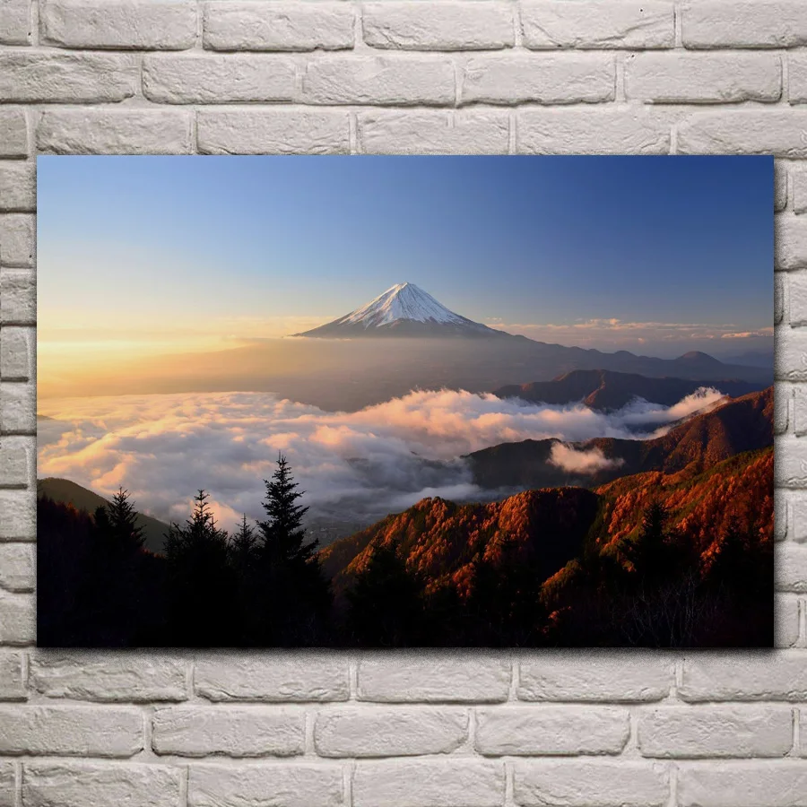 mount fuji at sunrise beautiful nature landscape fabric posters on the wall picture home art living room decoration KC549
mount fuji at sunrise beautiful nature landscape fabric posters on the wall picture home art living room decoration KC549