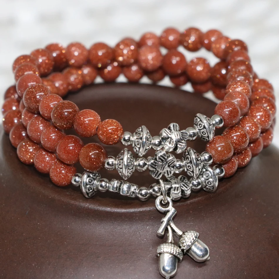 Vintage fashion factory price unique natural stone sandstone multilayer bracelets for women round beads 6mm jewelry making B2225
Vintage fashion factory price unique natural stone sandstone multilayer bracelets for women round beads 6mm jewelry making B2225