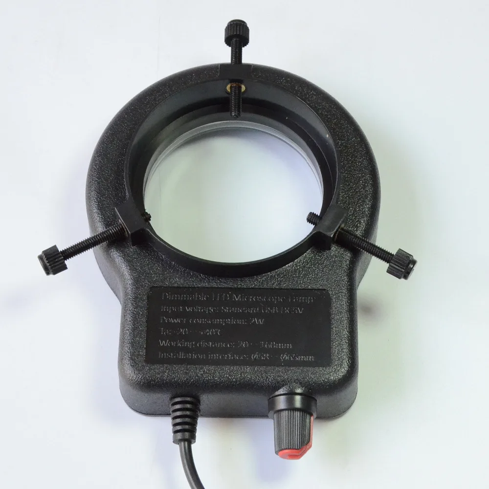 Black col 32pcs LED SMD USB Adjustable Ring Light illuminator Lamp For Industry Microscope Industrial Camera Magnifier
Black col 32pcs LED SMD USB Adjustable Ring Light illuminator Lamp For Industry Microscope Industrial Camera Magnifier