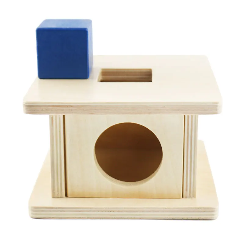 Montessori Sensory Toys Cube Cylinder Imbucare Box Shape Matching Educational Wooden Toys For Toddlers Juguetes E2464H
Montessori Sensory Toys Cube Cylinder Imbucare Box Shape Matching Educational Wooden Toys For Toddlers Juguetes E2464H