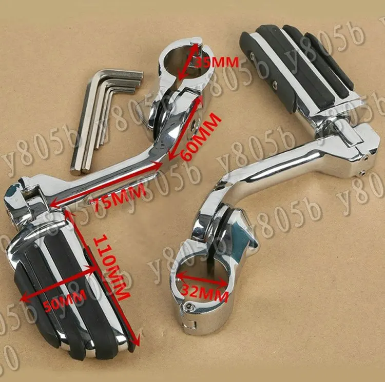 Новые колышки для подножки мотоцикла Kawasaki Vulcan Classic VN 400 VN500 VN800 900 1200 1500 1600 2000 32 мм-38