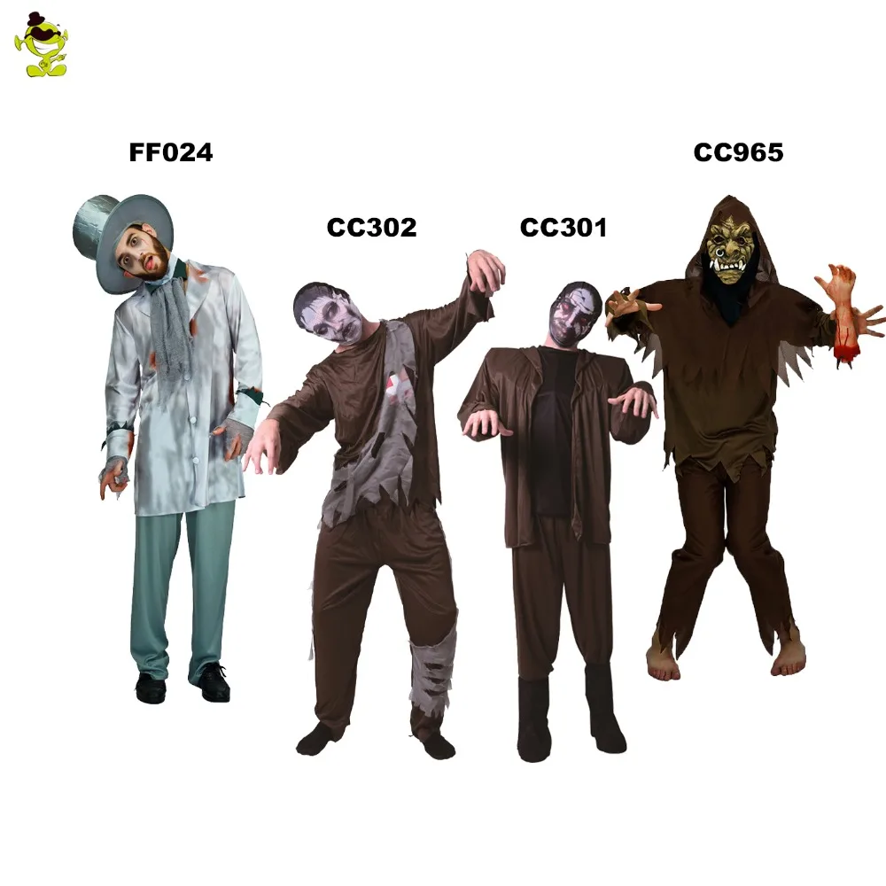 Purim Party Men Zombie Devil Costume Halloween Cosplay Ghost Outfits Adult Cosplay Costumes for Party Dress Up
Purim Party Men Zombie Devil Costume Halloween Cosplay Ghost Outfits Adult Cosplay Costumes for Party Dress Up