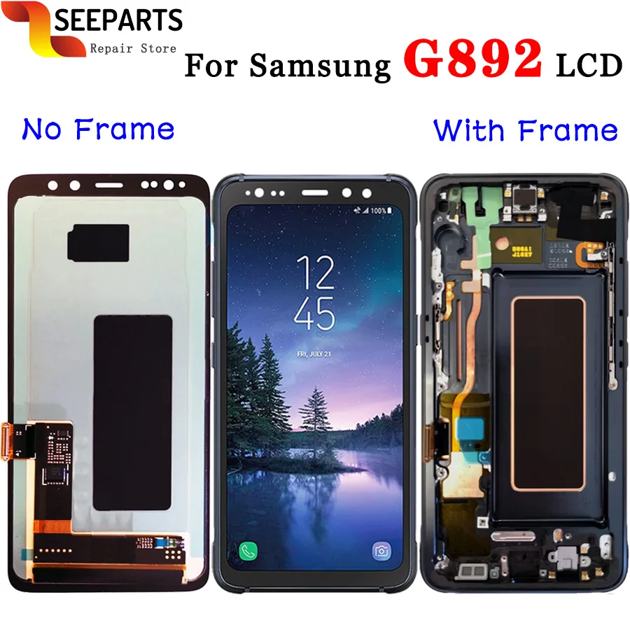 ЖК-дисплей Super Amoled для Samsung Galaxy S8 Active G892A G892U, сенсорный экран с дигитайзером в сборе, замена дисплея Samsung G892
ЖК-дисплей Super Amoled для Samsung Galaxy S8 Active G892A G892U, сенсорный экран с дигитайзером в сборе, замена дисплея Samsung G892