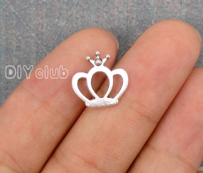 150pcs-Antique Silver Tiny Crown Charm Pendant, Diy Vintage Jewelry Wholesale 14x14mm
150pcs-Antique Silver Tiny Crown Charm Pendant, Diy Vintage Jewelry Wholesale 14x14mm