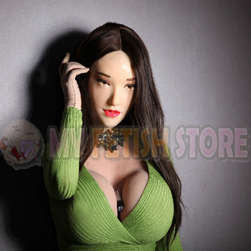 (A1) Realistic Soft Silicone Full Head Crossdress Female/Girl/Lady Sexy mask Cosplay kigurumi mask Crossdress Doll
(A1) Realistic Soft Silicone Full Head Crossdress Female/Girl/Lady Sexy mask Cosplay kigurumi mask Crossdress Doll