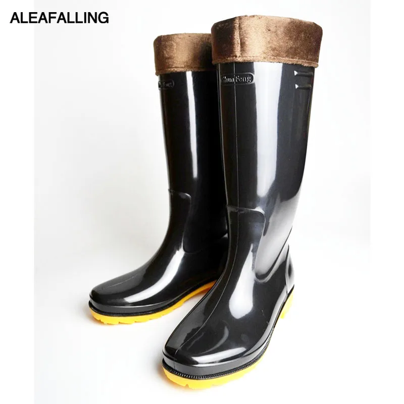 Aleafalling waterproof rain boots winter shoes men rain boy's water rubber high tube boots slip on botas thicken or thin m84
Aleafalling waterproof rain boots winter shoes men rain boy's water rubber high tube boots slip on botas thicken or thin m84