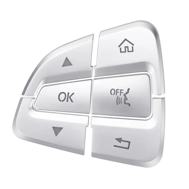 Car ABS Chrome Steering Wheel Button Covers Trim Decorative Stickers for Mercedes Benz A B C GLC CLA CLS GLE GLS GLK Class
Car ABS Chrome Steering Wheel Button Covers Trim Decorative Stickers for Mercedes Benz A B C GLC CLA CLS GLE GLS GLK Class