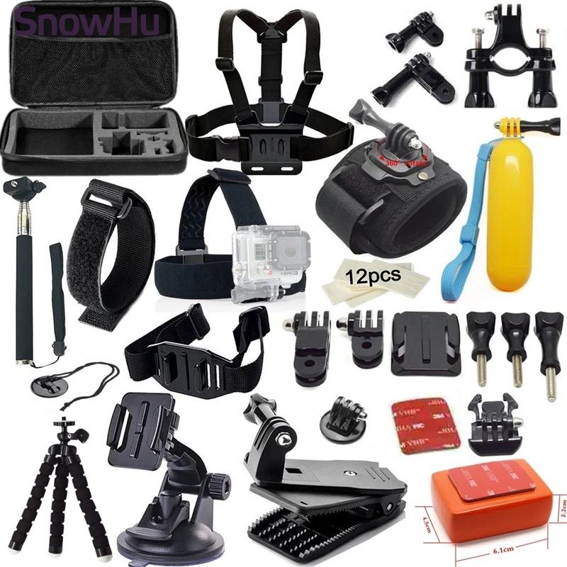 SnowHu For Gopro Accessories set Suitable for Go pro Hero 9 8 7 6 5 5s 4 4s for Yi 4K 2 SJCAM SJ4000 SJ5000 Action camera GS05
SnowHu For Gopro Accessories set Suitable for Go pro Hero 9 8 7 6 5 5s 4 4s for Yi 4K 2 SJCAM SJ4000 SJ5000 Action camera GS05