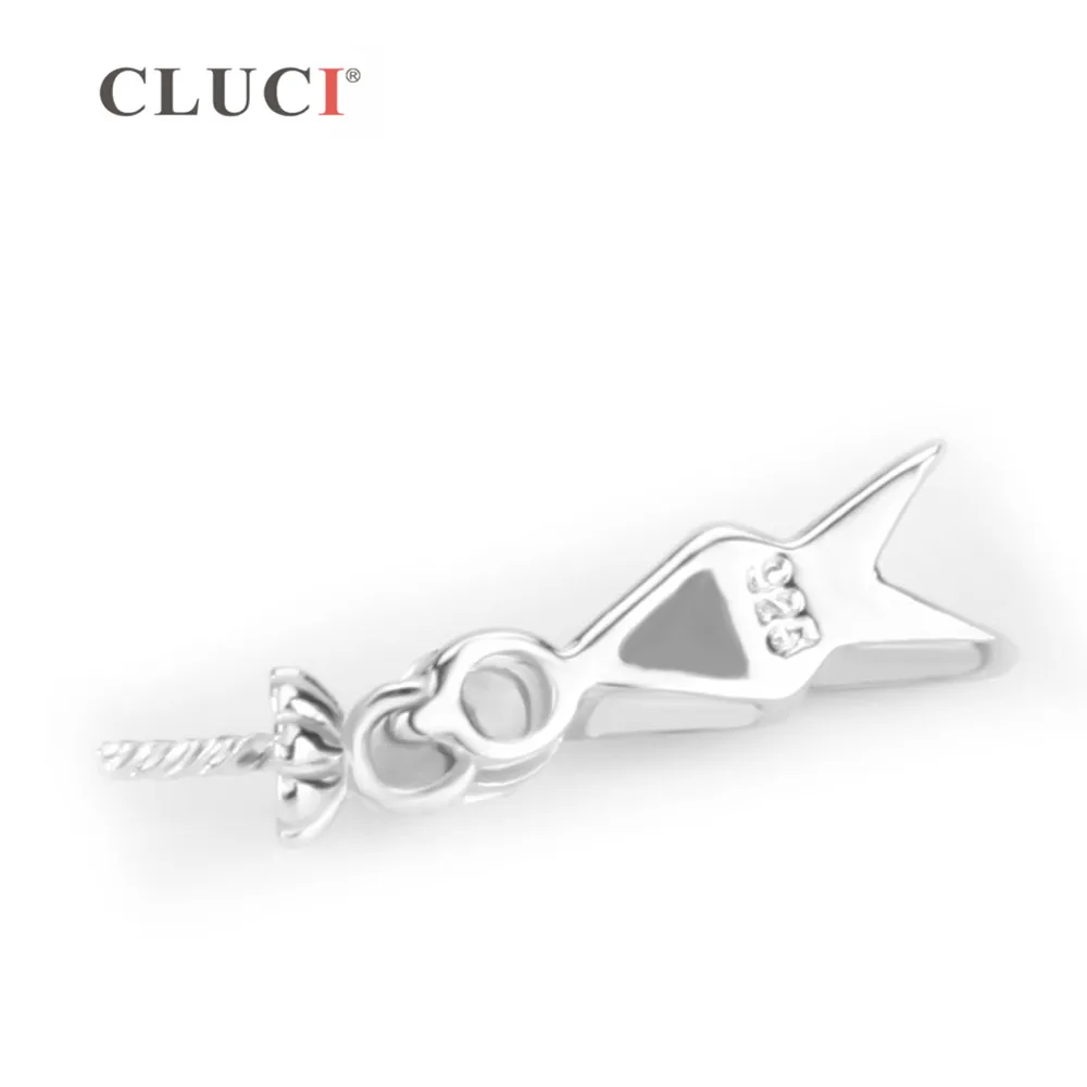 CLUCI Серебро 925 жемчужное крепление Подвески женские ювелирные изделия из