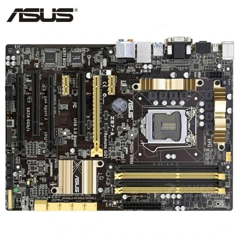 Материнская плата ASUS Z87 A LGA 1150 DDR3 32 Гб десктопная материнская системная SATA III PCI E 3 0