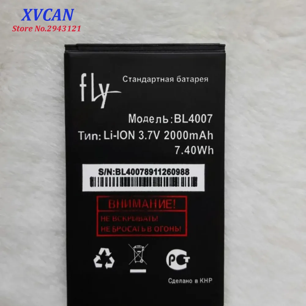 2019 Высококачественный аккумулятор BL4007 для мобильного телефона Fly DS123 Li Ion 2000 мАч