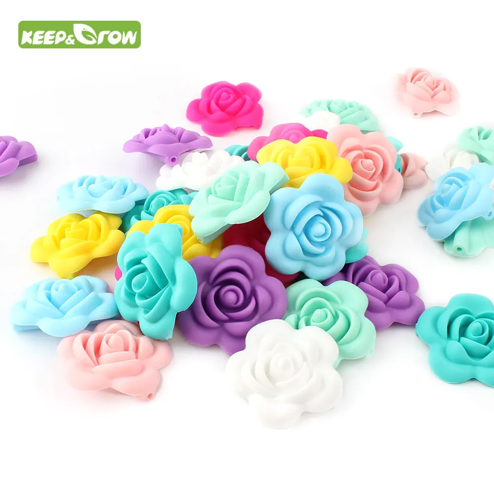 10Pcs Rose Silicone Beads Baby Teether 40mm BPA Free DIY Necklace Chew Nursing Toy Gift Accessories Pearl Baby Teething Beads
10Pcs Rose Silicone Beads Baby Teether 40mm BPA Free DIY Necklace Chew Nursing Toy Gift Accessories Pearl Baby Teething Beads